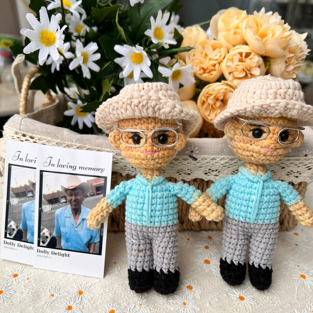 Dolly® Personalized Couple Crochet Dolls