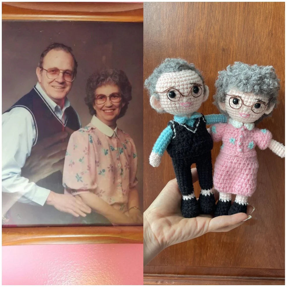 Dolly® Personalized Couple Crochet Dolls