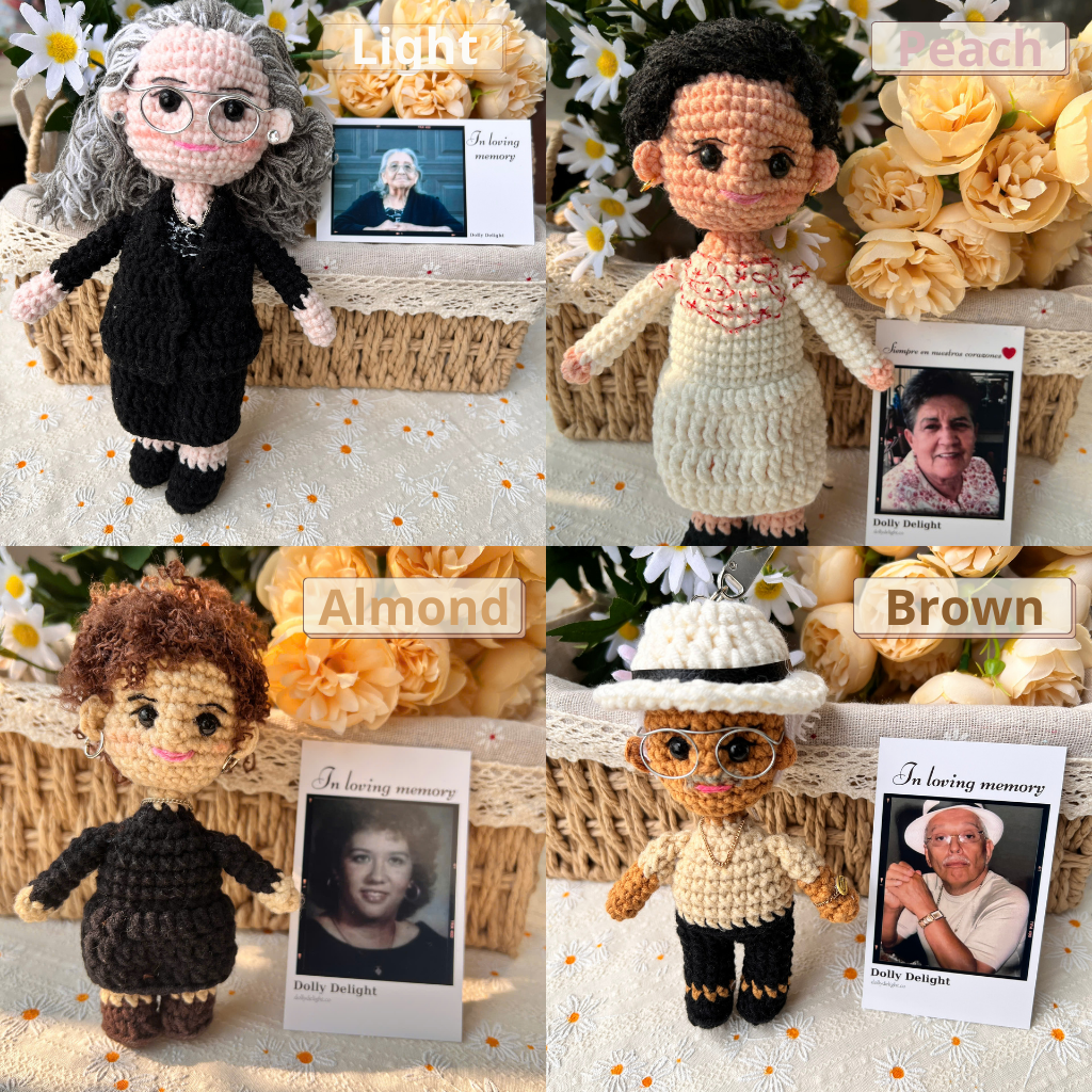 Dolly® Personalized Couple Crochet Dolls