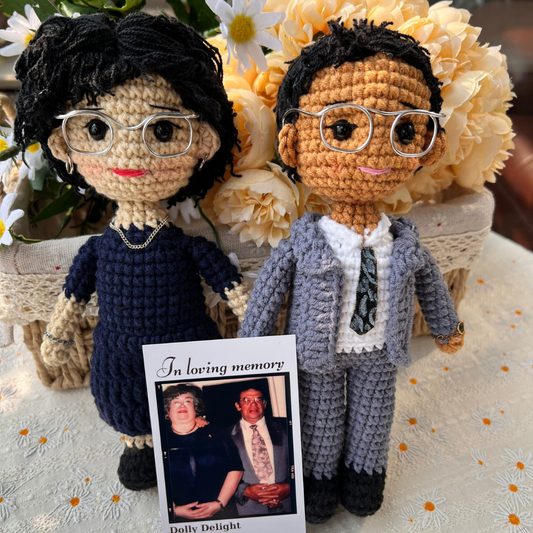Dolly® Personalized Couple Crochet Dolls
