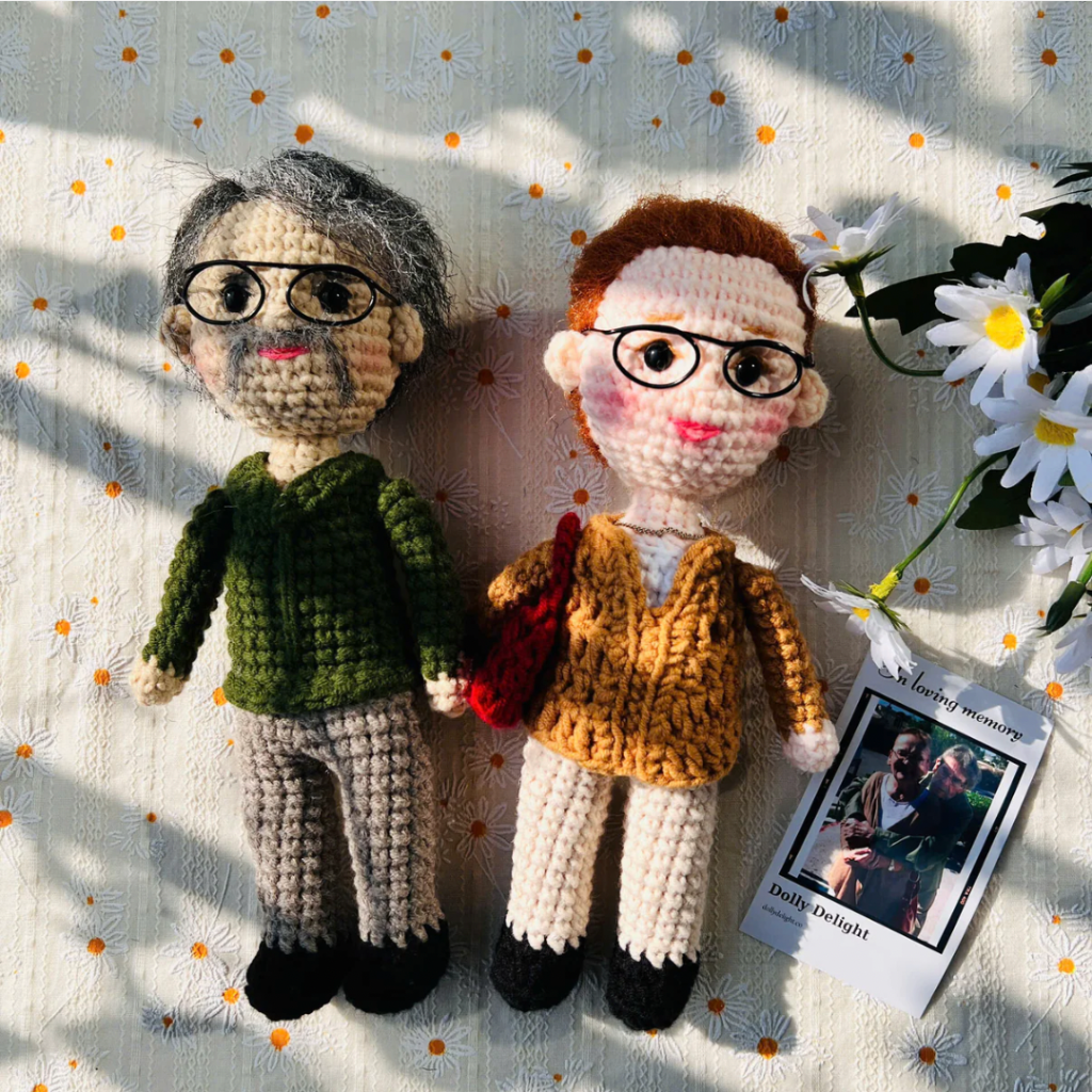 Dolly® Personalized Couple Crochet Dolls
