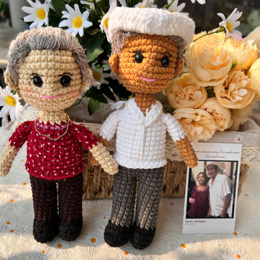 Dolly® Personalized Couple Crochet Dolls
