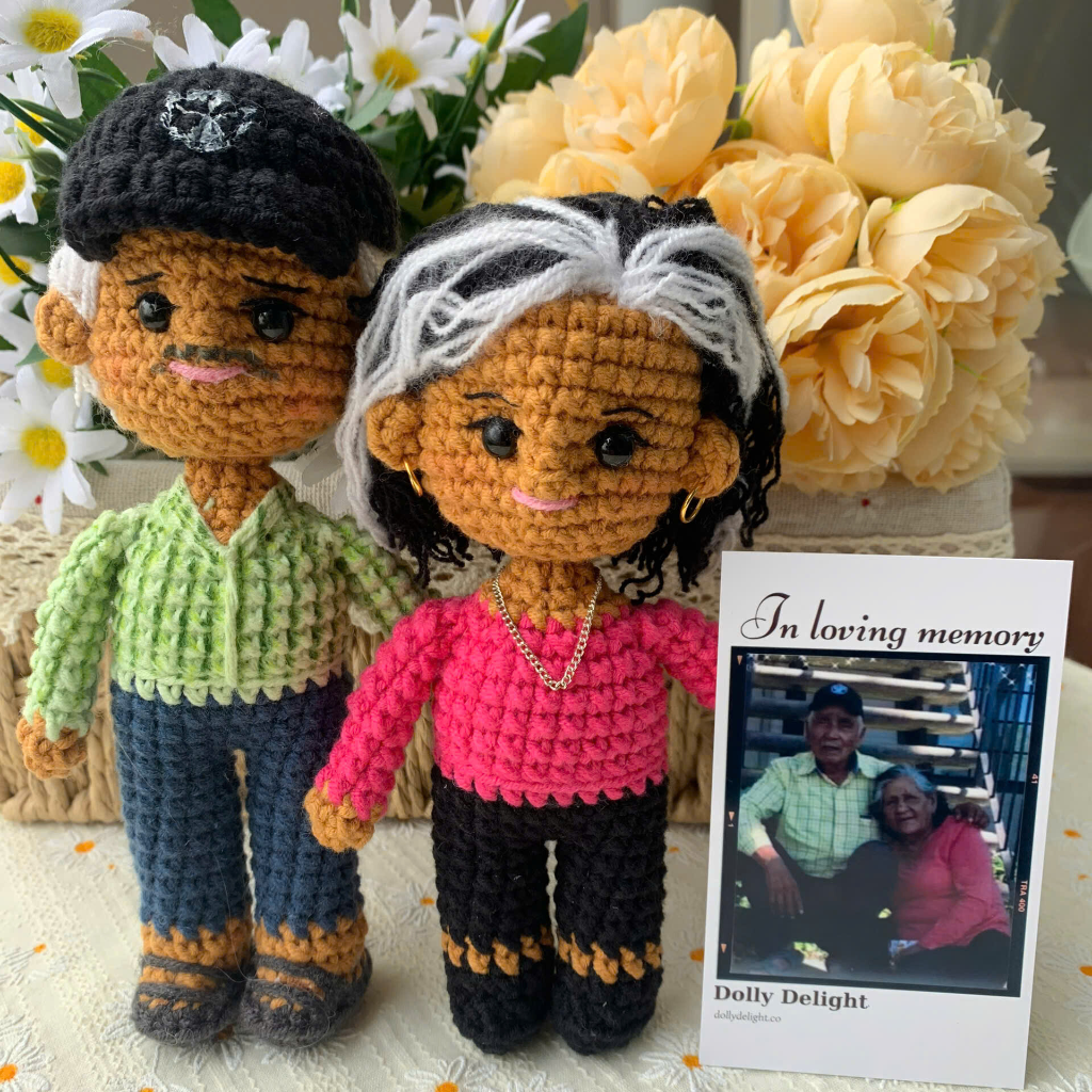 Dolly® Personalized Couple Crochet Dolls